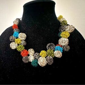 Handcrafted one of a kind fashion jewelry. Multicolor and very stylish.